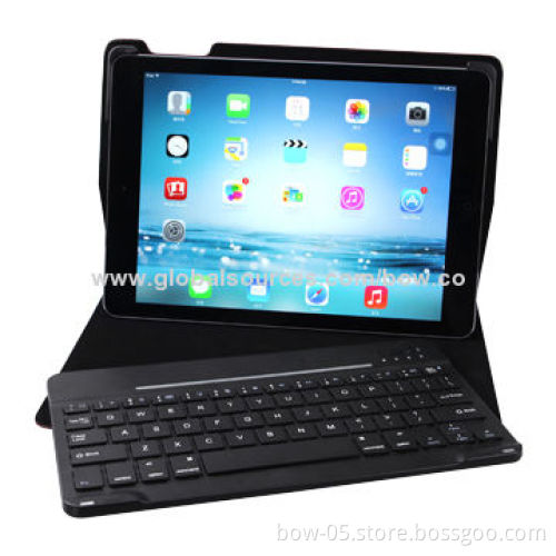 Detachable Bluetooth Keyboard with Folio Case for iPad Air, 3.0-4.2V Operating Voltage